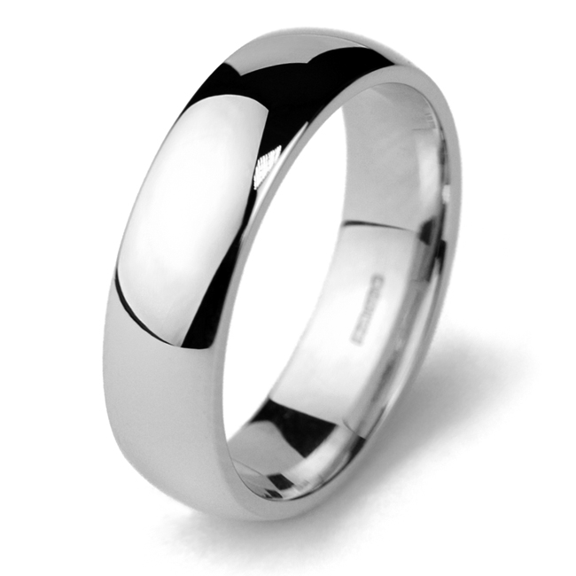 Platinum Gold Mens Wedding Ring Another point relating to white gold to be