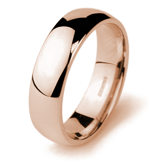 Rose Gold Wedding Ring Another variation in colour is'rose gold'